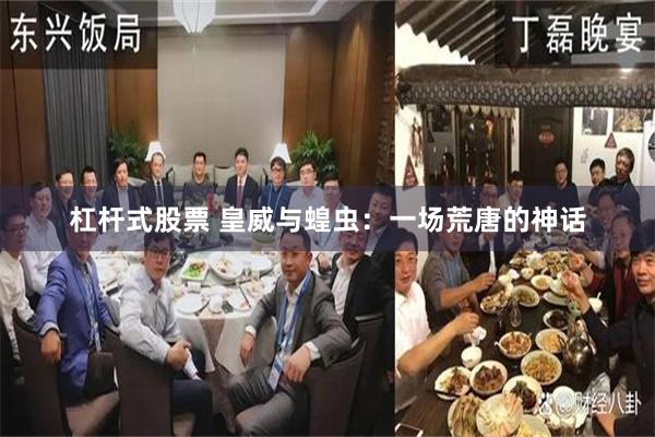 杠杆式股票 皇威与蝗虫：一场荒唐的神话