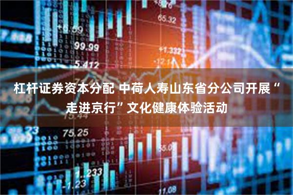 杠杆证券资本分配 中荷人寿山东省分公司开展“走进京行”文化健康体验活动