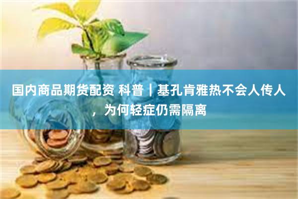 国内商品期货配资 科普｜基孔肯雅热不会人传人，为何轻症仍需隔离