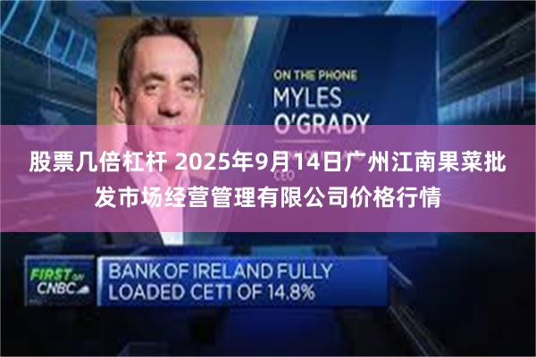 股票几倍杠杆 2025年9月14日广州江南果菜批发市场经营管理有限公司价格行情
